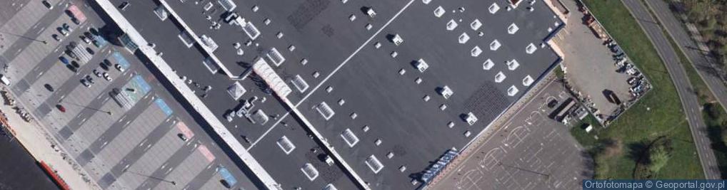 Zdjęcie satelitarne Auchan Hipermarket Bydgoszcz Fordon