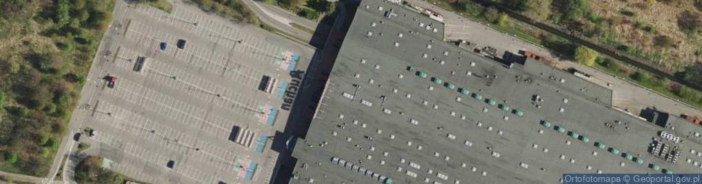 Zdjęcie satelitarne Auchan Hipermarket Katowice