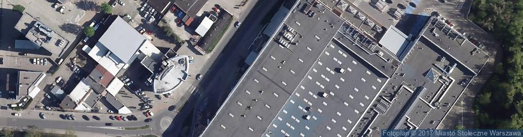 Zdjęcie satelitarne Auchan Hipermarket Warszawa Jubilerska