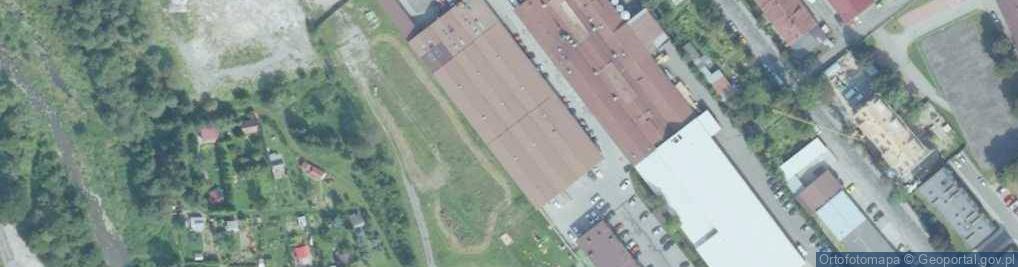 Zdjęcie satelitarne Auchan Supermarket Limanowa Krakowska