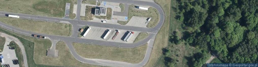 Zdjęcie satelitarne MOP Mszana Południe