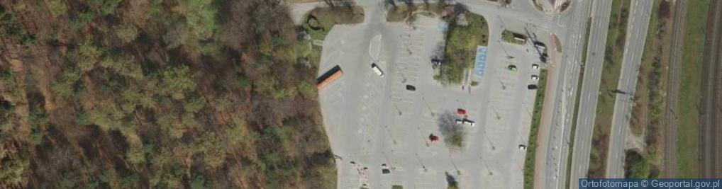 Zdjęcie satelitarne parking bus