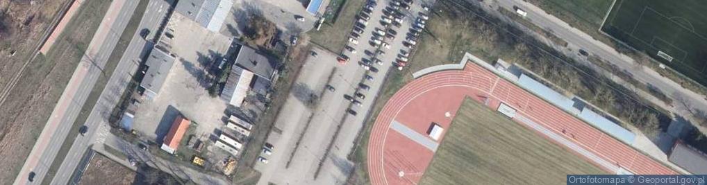 Zdjęcie satelitarne parking dla autobusów