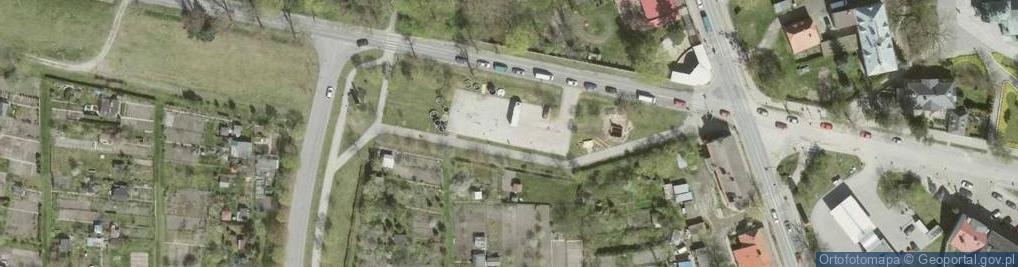 Zdjęcie satelitarne Parking
