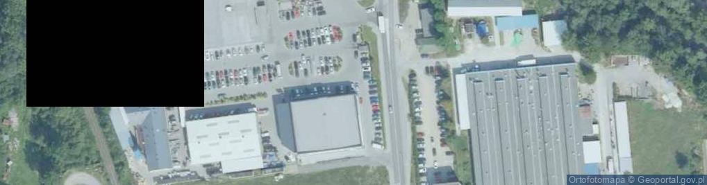 Zdjęcie satelitarne Auto komis