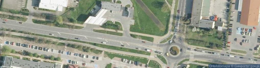 Zdjęcie satelitarne Stacja ORLEN