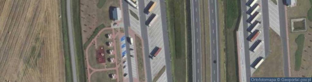 Zdjęcie satelitarne Parking Autostradowy, MOP