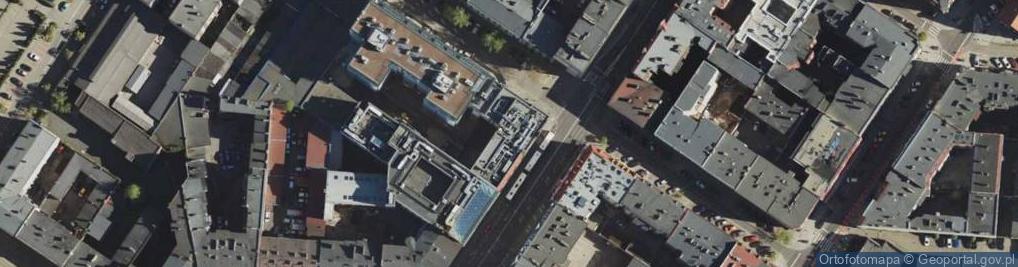 Zdjęcie satelitarne B&B Hotel Katowice Centrum