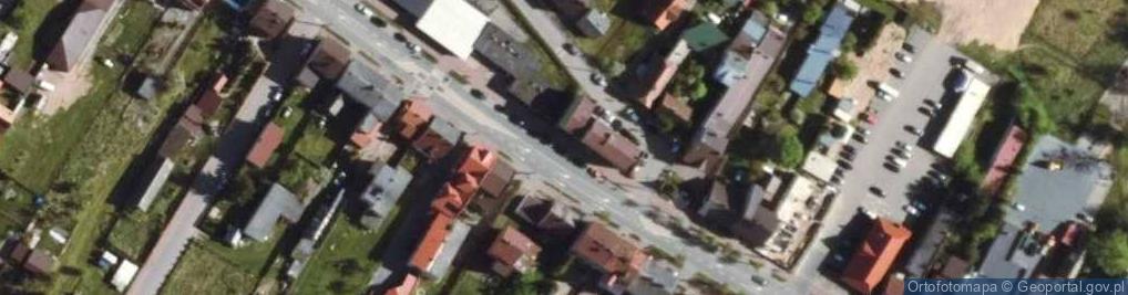 Zdjęcie satelitarne Kurpiowski Bank Spółdzielczy w Myszyńcu
