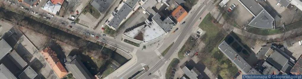 Zdjęcie satelitarne Bank Spółdzielczy w Gliwicach