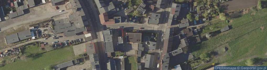 Zdjęcie satelitarne Bank Spółdzielczy w Kruszwicy
