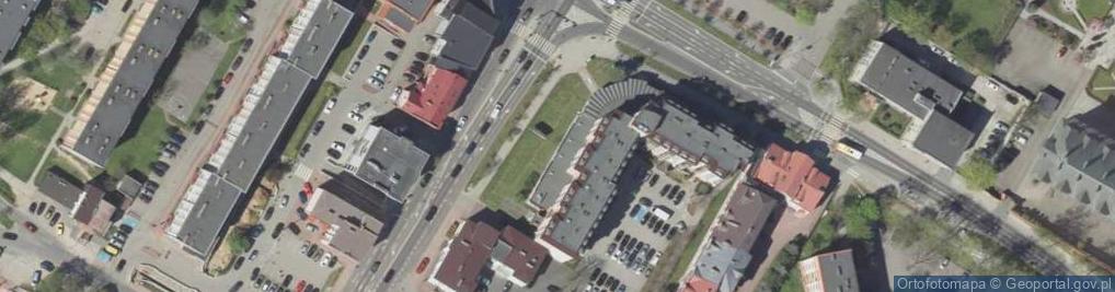 Zdjęcie satelitarne Bank Spółdzielczy w Łomży