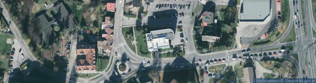 Zdjęcie satelitarne Bank Spółdzielczy w Skoczowie