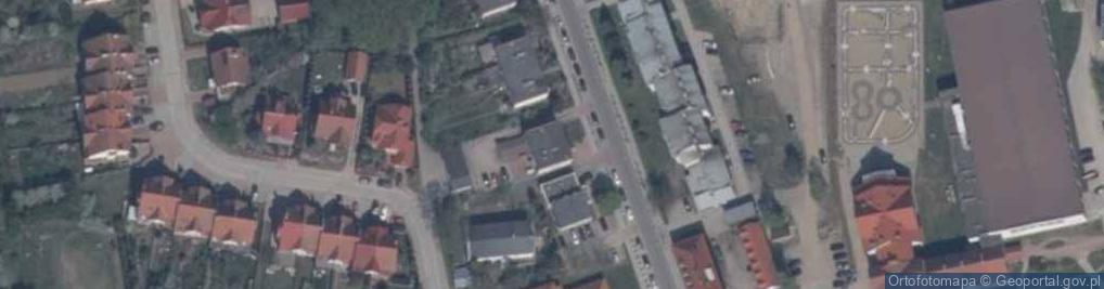Zdjęcie satelitarne Bank Spółdzielczy w Węgorzewie