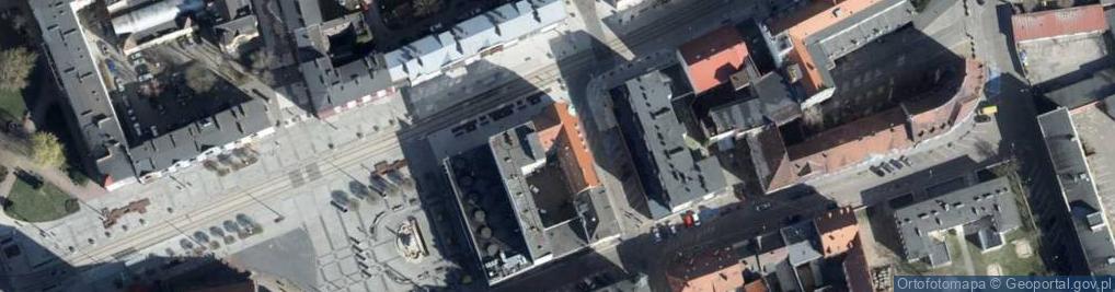 Zdjęcie satelitarne Gospodarczy Bank Spółdzielczy w Gorzowie Wielkopolskim