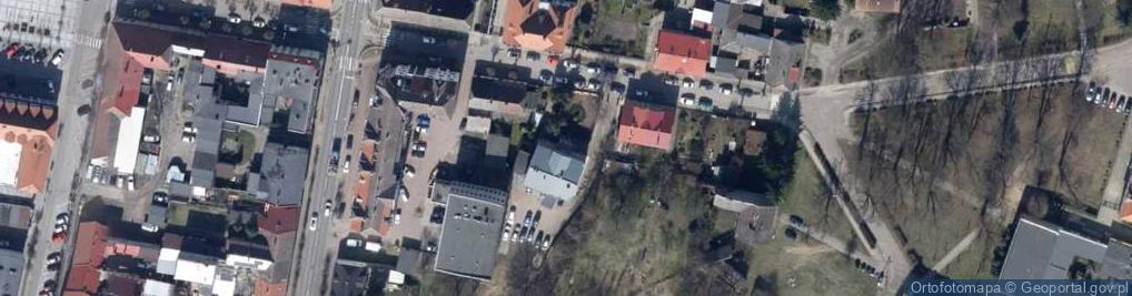 Zdjęcie satelitarne Lubusko Wielkopolski Bank Spółdzielczy z Siedzibą w Drezdenku