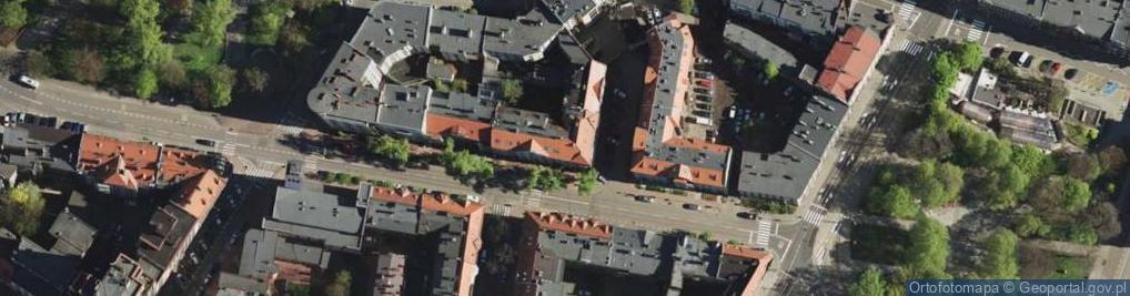 Zdjęcie satelitarne Śląski Bank Spółdzielczy Silesia w Katowicach