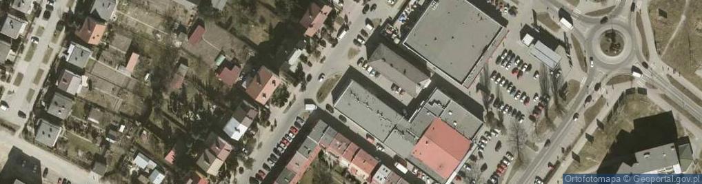 Zdjęcie satelitarne Bar Mleczny