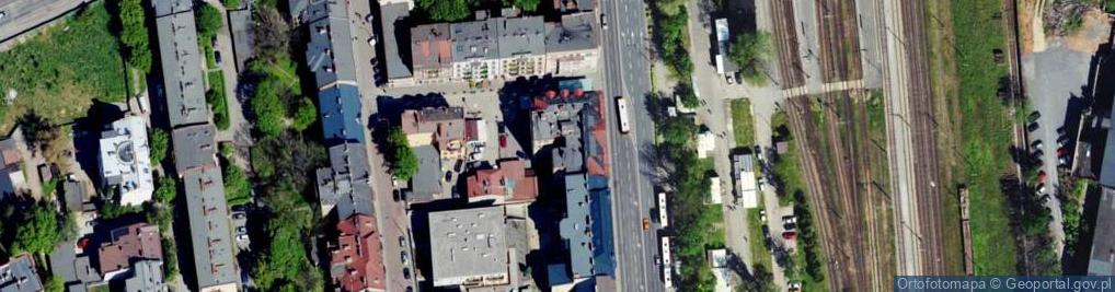 Zdjęcie satelitarne Bar Pod Gwiazdą