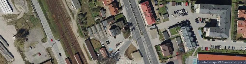 Zdjęcie satelitarne Jerzy Krzyżak i.Faraon , II.''Bar-Smażalnia U Ani'', III.U Damiana Salon Gier