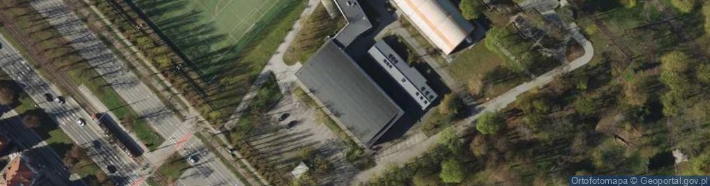Zdjęcie satelitarne AZS Politechniki