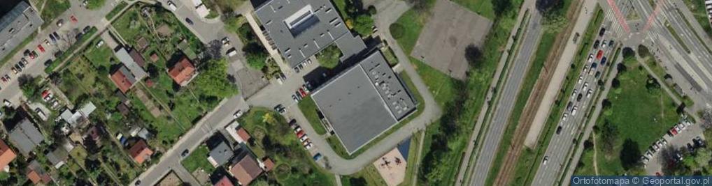 Zdjęcie satelitarne basen w SP nr 50