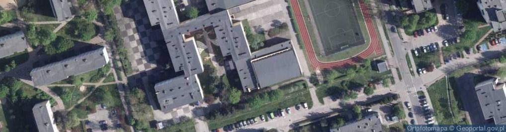 Zdjęcie satelitarne Szkoły Podstawowej