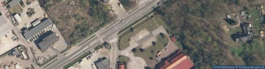 Zdjęcie satelitarne Parking hotelu JAMBOŁ