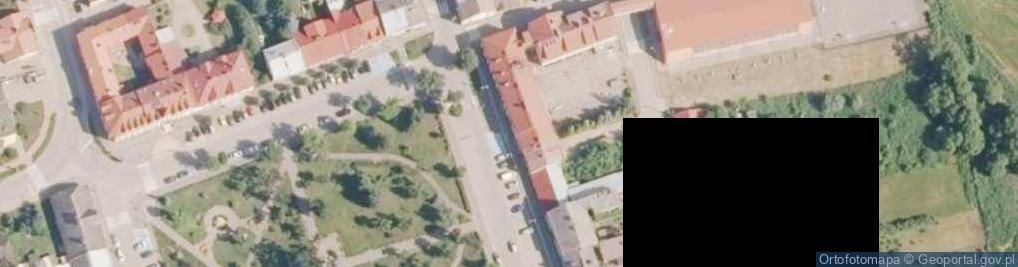 Zdjęcie satelitarne Parking przy szkole