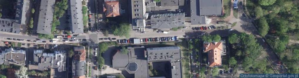Zdjęcie satelitarne Przed szpitalem zakaźnym