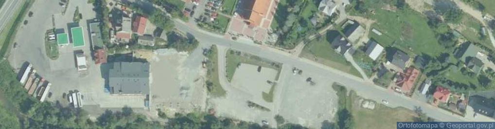 Zdjęcie satelitarne Przy kościele