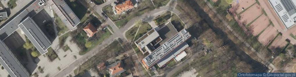 Zdjęcie satelitarne Biblioteka Główna Politechniki Śląskiej