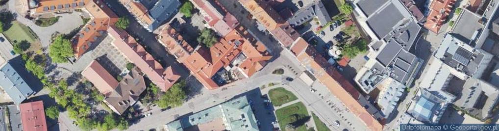 Zdjęcie satelitarne Biblioteka im. Zielińskich Towarzystwa Naukowego Płockiego