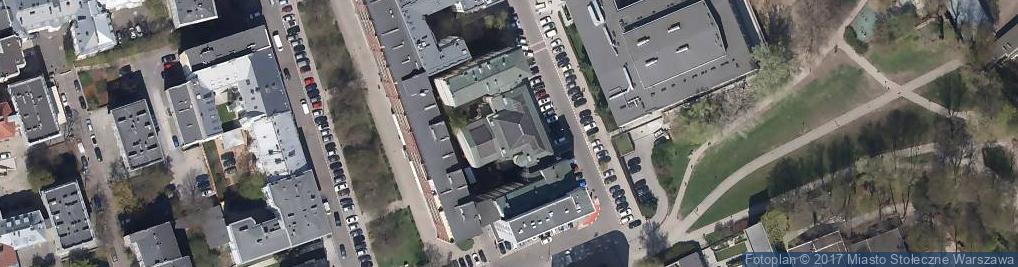 Zdjęcie satelitarne Biblioteka Krasińskich w Warszawie