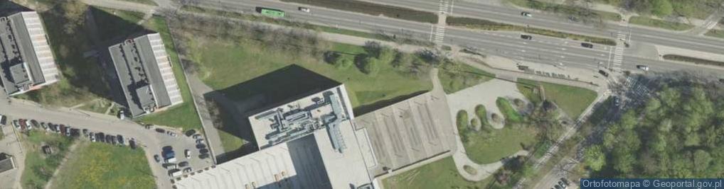 Zdjęcie satelitarne Biblioteka Politechniki Białostockiej