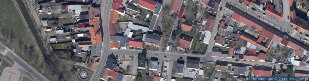 Zdjęcie satelitarne Biblioteka Publiczna im Wiesława Sautera