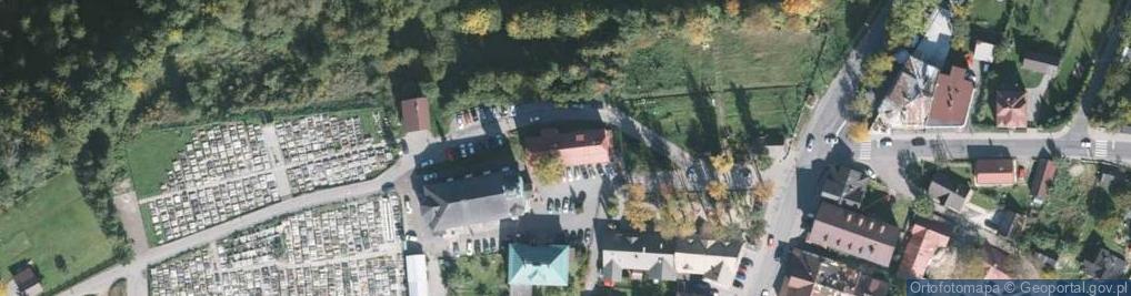 Zdjęcie satelitarne Biblioteka Publiczna w Istebnej