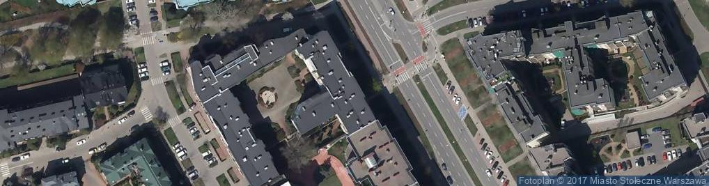 Zdjęcie satelitarne Biblioteka Publiczna Warszawa Ursynów