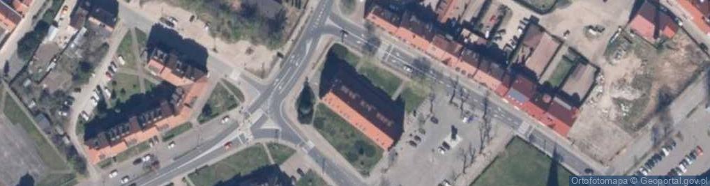 Zdjęcie satelitarne Biblioteka Publiczna