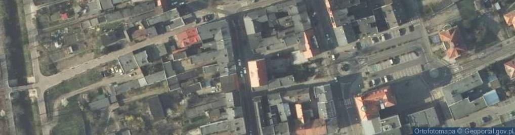 Zdjęcie satelitarne Biblioteki Miasta i Gminy Września