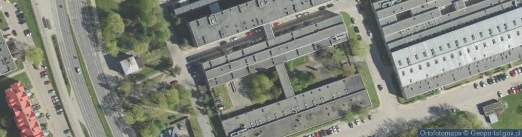 Zdjęcie satelitarne Główna, Politechniki Białostockiej