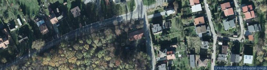 Zdjęcie satelitarne Gminna biblioteka publiczna Nr 1 Filia Kęty Podlesie