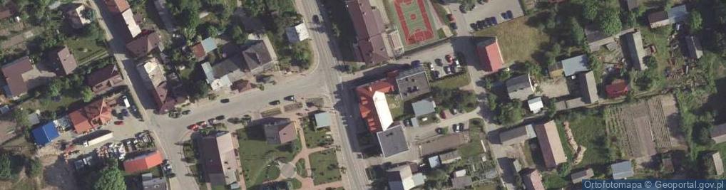 Zdjęcie satelitarne Gminna Biblioteka Publiczna w Gorzkowie