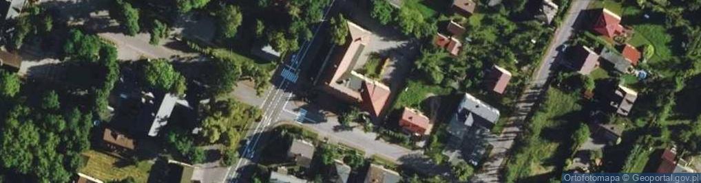 Zdjęcie satelitarne Gminna Biblioteka Publiczna w Puszczy Mariańskiej