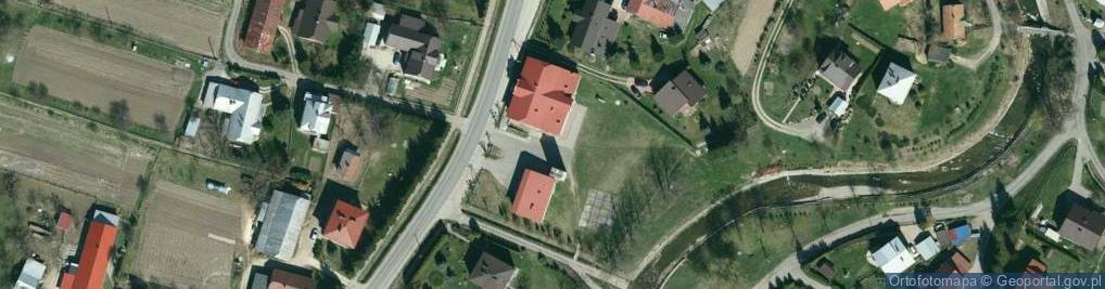 Zdjęcie satelitarne Gminna Biblioteka Publiczna w Rymanowie - Filia