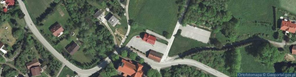 Zdjęcie satelitarne Gminna Biblioteka Publiczna w Sułkowicach, Filia w Krzywaczce