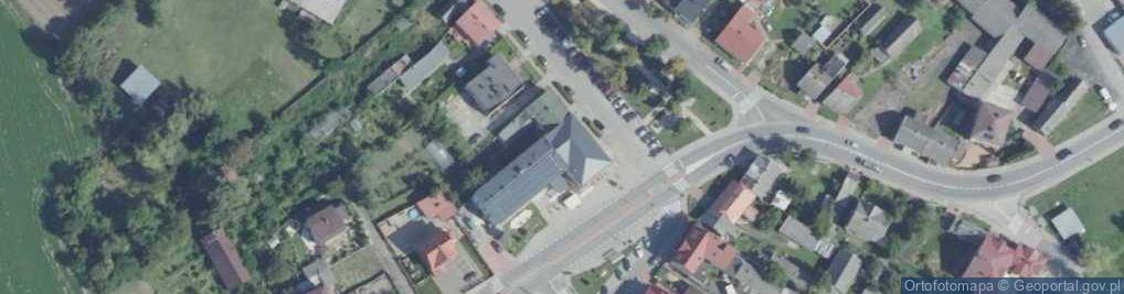 Zdjęcie satelitarne Gminna Biblioteka Publiczna w Waśniowie
