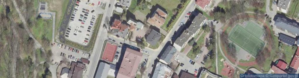 Zdjęcie satelitarne Miejska Biblioteka Publiczna im. Grzegorza z Sanoka