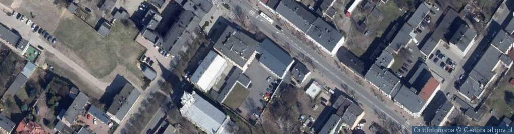 Zdjęcie satelitarne Miejska Biblioteka Publiczna im. Jerzego Szaniawskiego
