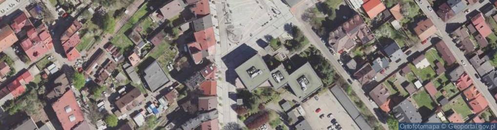 Zdjęcie satelitarne Miejska Biblioteka Publiczna w Jaworznie